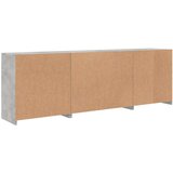 vidaXL Komoda s LED svjetlima siva boja betona 202x37x67 cm | shoptok.hr