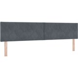 vidaXL Postelja s pomičnim podom in vzmetnico Temno siva 200x200 cm Žamet | Shoptok.si