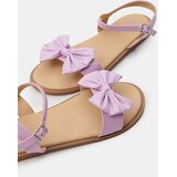 Sinsay Sandale od imitacije kože s mašnom | shoptok.hr