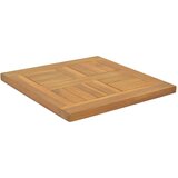vidaXL kvadratna mizna plošča 40x40x2,5 cm trdna tikovina | Shoptok.si