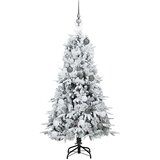 vidaXL Umjetno božićno drvce s nogom s stalakom Zelena 150 cm PE i PVC | shoptok.hr