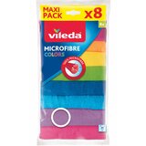 Vileda Krpe iz mikrovlaken Multi Colour (8 kosov, mikrovlakna, 32 x 32 cm) cene