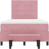  Krevet s opruga kutije Ružičasta 200 x 120 cm Baršun | shoptok.hr