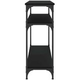  Konzolni stol crni 100 x 29 x 75 cm od konstruiranog drva | Eponuda.com