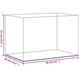  Kutija za izlaganje prozirna 56 x 36 x 37 cm akrilna | Eponuda.com