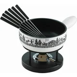 Sirni fondu set indukcija planšarski pašnik 23 cm