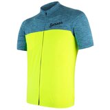 Sensor Men's Jersey Cyklo Motion Blue/Neon Yellow Cene
