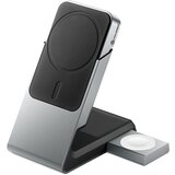 ALOGIC Matrix+ 3-in-1 Magnetic Charger+Power Bank+AW Puk grey u