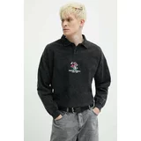 Kaotiko Bombažen pulover črna barva, AM048-02-G002