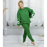 Pri Women's tracksuit loose sweatshirt + ribbed leggings CHICAGO | Shoptok.si