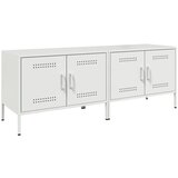 Furnova TV omarica 2 kosa bela 68x39x50,5 cm jeklo, (21924549) | Shoptok.si