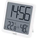 Sat sa alarmom i mjeračem temperature i vlažnosti - HC17
