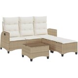  3-dijelni set vrtnih sofa od poliratana s jastucima bež L | shoptok.hr