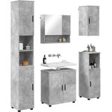  Set namještaja za kupaonicu 5 pcs Beton siva 61 x 35 x 64 cm | shoptok.hr