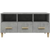 TV ormarić boja betona 102 x 36 x 50 cm od konstruiranog drva | shoptok.hr