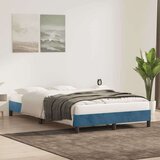  Okvir kreveta bez madraca tamnoplavi 120x210 cm baršun | shoptok.hr