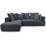 Bobochic Paris Tamno plava kutna garnitura od šenila (s lijevim kutom/u obliku slova L) Whesley – | shoptok.hr