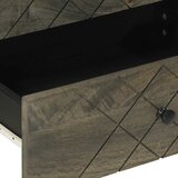  Noćni ormarić crni 50x33x62 cm Puno drvo Mango | shoptok.hr