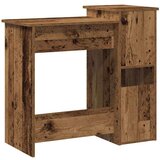 vidaXL Radni stol s policama boja drva 84x40x78 cm konstruirano drvo | shoptok.hr