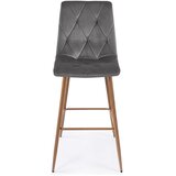 Libra stolica - tamnosivi baršun / noge od hrasta x 2 | shoptok.hr
