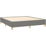  Okvir kreveta bez madraca tamnosivi 180x200 cm od tkanine | shoptok.hr