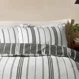 Catherine Lansfield Črno-bela enojna posteljnina 135x200 cm Harbour Stripe – | Shoptok.si