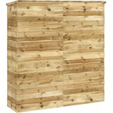 vidaXL vrtna lopa za orodje 163x50x171 cm trdna borovina | Shoptok.si