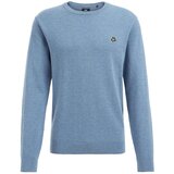 WE Fashion Pulover svetlo modra / svetlo rumena | Shoptok.si