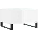  Stolić za kavu sjajni bijeli 60x50x36,5 cm konstruirano drvo | Eponuda.com