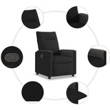 vidaXL Naslonjač od tkanine crni | shoptok.hr