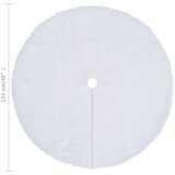 vidaXL Podloga za božićno drvce bijela 122 cm od umjetnog krzna | shoptok.hr