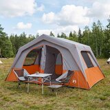  Obiteljski šator Siva i narančasta 533 x 312 x 230 cm | shoptok.hr