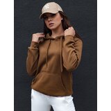 DStreet Bluza damska BASIC z kapturem brązowa Cijene