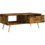  Stolić za kavu boja dimljenog hrasta 100 x 49 5 x 43 cm iverica | shoptok.hr