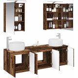 Set ormarića za kupaonicu 5 kom. Staro drvo Konstruirano drvo | shoptok.hr