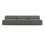 Micadoni Home Siva žametna sedežna garnitura 240 cm Jodie – | Shoptok.si