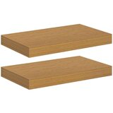  Polica na zidu 2 pcs Bež 40 x 23 5 x 4 cm Konstruirano drvo | shoptok.hr