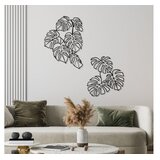WALLXPERT Zidna dekoracija Spirit Leaf, 68 x 93 cm, Crna | Eponuda.ba