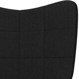  Stolica za ljuljanje od tkanine crna | shoptok.hr
