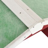 vidaXL garaža za robotsku kosilicu 72x87x50 cm crveno-bijela jelovina | shoptok.hr