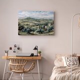  Slika - Landscape with Green Fields and Trees Tuscan Sunny View 90x60 Standard | shoptok.hr