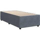 Box spring krevet s madracem tamnosivi 80 x 200 cm baršunasti | shoptok.hr