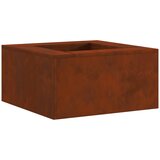  Kamin Smeđa 80 x 80 x 40 cm Čelik otporan na vremenske uvjete | shoptok.hr