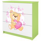 HAPPYKIDS Komoda Dreamy medvjedić 2 Zelena | shoptok.hr