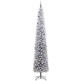 vidaXL Umestno božično drevo Zelena 270 cm PVC in Jeklo in Plastika | Shoptok.si