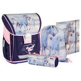Spirit Ergonomska šolska torba, nahrbtnik : Cool Magical Horse s konjem 4-delni set | Shoptok.si