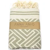 Brisača za hamam - Jacquard Labyrinth - Desert Sage