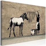 Slika - Banksy: Washing Zebra on Concrete (1 Part) Wide 120x80 Cijene