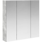  Kupaonski ormar s ogledalom Betonski sivi 70 x 14,5 x 70 cm | shoptok.hr