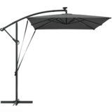 vidaXL Kantaliv dežnik z bananom Antracit 294 x 200 x 254 cm | Shoptok.si